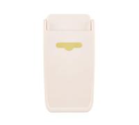 Vaessen Creative Heavy Duty European Hang Tab - 3.2 x 1 cm - 1 Hole Punch for Thick Materials, DIY, Scrapbooking Paper, Crazy Plastic, Bullet Journaling, Greeting Cards, White, One Size