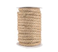 Vaessen Creative Jute Twine 10 mm x 10 m - Natural Garden String - Brown Rope for Gardening, Climbing Plants, Crafts, Wedding Decorations and Gift Wrapping
