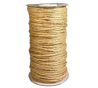 Vaessen Creative Jute Twine, Beige, 100 m x 2 mm, for Gift Wrapping, Decorating, Floral Arrangements and Papercrafts