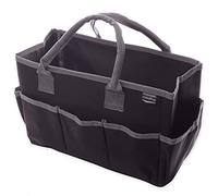 Vaessen Creative Knitting Bag with 8 Compartments - 11.8 x 5.9 x 7.9" - Craft Storage for Sewing, Diamond Art, Crochet, Yarn, Cross Stitch, Art Supplies and Accessories