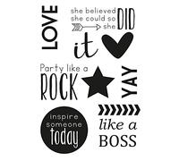 Vaessen Creative Love It Collection, Clear Stamp Love, A5