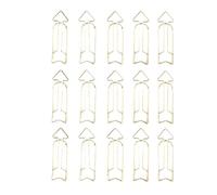 Vaessen Creative Love It Collection, Gold Paperclips Arrows, 15 Pieces