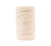 Vaessen Creative Macrame yarn 5 mm x 100 m, Beige