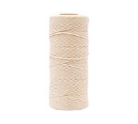 Vaessen Creative Macrame Yarn, Natural, 200 m, 100% Cotton, Available in Colours, DIY, Crafts of Decoration Basket, Wall Hanging, Lantern, Dream Catcher, 2 mm x 100m