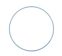 Vaessen Creative Metal Crafts, Blue, Ø 25 cm or 9.8 in Diameter, 3 mm Thick, Dream Catcher Hoop, Wreath Ring for Macrame Wall Hanging, Crochet, Boho Décor, Wedding Decorations, 25, 11017-001