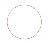 Vaessen Creative Metal Crafts, Brick Red, 25 cm or 9.8 in Diameter, 3 mm Thick, Dream Catcher Hoop, Wreath Ring for Macrame Wall Hanging, Crochet, Boho Décor, Wedding Decorations, 25, 11022-001