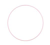 Vaessen Creative Metal Crafts, Light Pink, Ø 25 cm or 9.8 in Diameter, 3 mm Thick, Dream Catcher Hoop, Wreath Ring for Macrame Wall Hanging, Crochet, Boho Décor, Wedding Decorations, 25, 11018-001