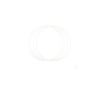 Vaessen Creative Metal Ring, White, 20 x 20 x 0.03 cm