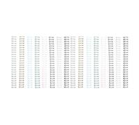 Vaessen Creative Metal Wires 2:1 Rainbow Colours Mix-16 Pcs of 16 mm Easy Binding Machine-for Bookbinding Notebooks, Documents, Planners, Journals and Albums, Various, 30,5 cm x 16 mm