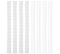 Vaessen Creative Metal Wires 3:1 White & Silver-8 Pcs of 13 mm Easy Binding Machine-for Bookbinding Notebooks, Documents, Planners, Journals and Albums, Various, 30,5 cm x 13 mm