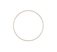 Vaessen Creative Metallring, Antik Gold, Spannring Ø 25 cm aus 3 mm Metalldraht zum Traumfänger Basteln, Makramee Knoten, Mandala Häkeln sowie Gestalten weiterer Wanddeko und Fensterdeko, 25,11012-001