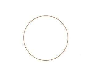Vaessen Creative Metallring, Antik Gold, Spannring Ø 25 cm aus 3 mm Metalldraht zum Traumfänger Basteln, Makramee Knoten, Mandala Häkeln sowie Gestalten weiterer Wanddeko und Fensterdeko, 25,11012-001