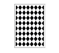 Vaessen Creative Mini Embossing Folder, Classy Diamonds, for Adding Texture and Dimension to Scrapbook Pages, Cards and Other Papercraft Projects