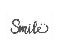 Vaessen Creative Mini Embossing Folder, Smile, for Adding Texture and Dimension to Scrapbook Pages, Cards and Other Papercraft Projects
