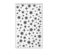 Vaessen Creative Mini Embossing Folder, Starry Sky, for Adding Texture and Dimension to Scrapbook Pages, Cards and Other Papercraft Projects
