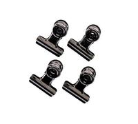 Vaessen Creative Paperfuel Office Clips, 4 Pieces, for Card Making, Scrapbooking, Journaling and Other Crafts, Black, One Size