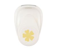 Vaessen Creative Petal-1 x 1-Paper Punch for Crafting, Card Making and Scrapbooking, White-Gold