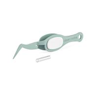 Vaessen Creative Precision Tweezers Curved & Reverse Action-for Modelling, Jewellery, Diamond Painting, Sequin Art and Bead Crafts-Mint, One Size