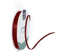 Vaessen Creative Satin Ribbon, 3mm x 10m, Elegant Shine for Card Making, Scrapbooks, Gift Wrapping and Other Craft Projects Dark Red