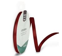 Vaessen Creative Satin Ribbon, 6mm x 10m, Elegant Shine for Card Making, Scrapbooks, Gift Wrapping and Other Craft Projects Dark Red