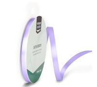 Vaessen Creative Satin Ribbon, 6mm x 10m, Elegant Shine for Card Making, Scrapbooks, Gift Wrapping and Other Craft Projects Lavender