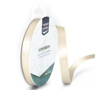 Vaessen Creative Satin Ribbon, 9mm x 10m, Elegant Shine for Card Making, Scrapbooks, Gift Wrapping and Other Craft Projects Ivory