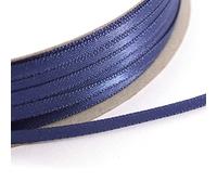 Vaessen Creative Satin Ribbon, Navy, 3mm x 100m Double-Sided Shine for Card Making, Scrapbooks, Gift Wrapping and Other Craft Projects, Dark Blue