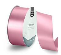 Vaessen Creative Satin Ribbon Old Pink - 65.6 ft x 1.5" - Thin Ribbon for Gift Wrapping and Crafting, 20m x 38mm