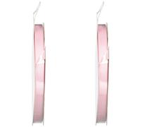 Vaessen Creative Satin Ribbon, Pink, 6mm x 10m, Elegant Shine for Card Making, Scrapbooks, Gift Wrapping and Other Craft Projects, 6 mm (Pack of 2)