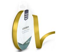 Vaessen Creative Satin Ribon, Fabric, Gold, 9mm
