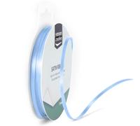 Vaessen Creative Satin Ribon, Fabric, Light Blue, 3mm