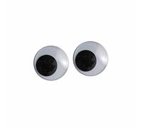 Vaessen Creative Self-Adhesive Wiggle Googly Eyes, Black/White, One Size