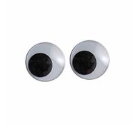 Vaessen Creative Self-Adhesive Wiggle Googly Eyes, Black/White, One Size