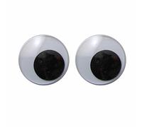 Vaessen Creative Self-Adhesive Wiggle Googly Eyes, Black/White, One Size