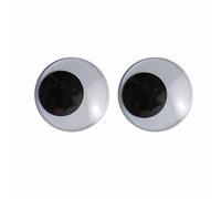 Vaessen Creative Self-Adhesive Wiggle Googly Eyes, Black/White, One Size