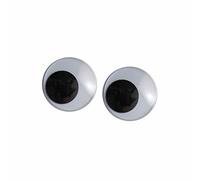 Vaessen Creative Self-Adhesive Wiggle Googly Eyes, Black/White, One Size