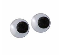 Vaessen Creative Self-Adhesive Wiggle Googly Eyes, Black/White, One Size