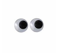 Vaessen Creative Self-Adhesive Wiggle Googly Eyes, Black/White, One Size