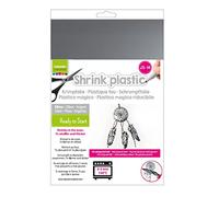 Vaessen Creative Shrink Plastic, Silver, 25 Sheets, 21 x 30 cm, Fun Arts and Crafts Projects for All Ages