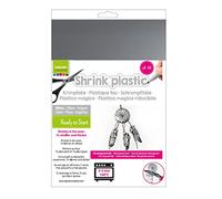 Vaessen Creative Shrink Plastic, Silver, 4 Sheets, 21 x 30 cm, Fun Arts and Crafts Projects for All Ages