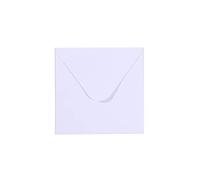 Vaessen Creative Small Square Florence Envelopes for Greeting Cards, White, Set of 25, Matching Cards Available