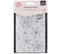 Vaessen Creative Snowflakes 5.75 x 4.21 inches Folder for Card Making, Scrapbooking, Journaling-Reusable-Precise Results-for Embossing and Die-Cutting Machines, 17 x 8.4 x 0.5 cm
