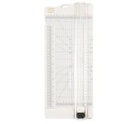 Vaessen Creative Trimmer + Scoring Board 4.5" for Scrapbooking, Cardmaking and Other Paper Crafts, White, 11,4 x 30,5 cm