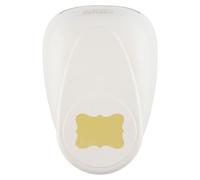 Vaessen Creative Vintage Labels-1.6 x 2.5-Paper Punch for Crafting, Card Making and Scrapbooking, White-Gold