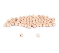 Vaessen Creative Wooden Beads 8 mm 100 Pieces, Wood