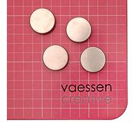 Vaessen Creative Work Easy Magnets Pack of 4, Silver