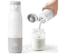 VAEUBO - Portable Bottle Warmer, 12oz Nano-Film, Backup Function, Fast Charge, 55W, 9000mAh Large Capacity Lithium Battery, Anti-Dry Baby Travel Warmer and