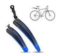 VAEVEN Bike Mudguard Set for Merida Mission eONE-SIXTY eONE-TWENTY Crossway Big.Trail, Thickening Widening Mountain Bike Front and Rear Mud Guard Fenders, Portable Adjustable Mud Guards fit,B Blue