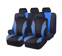 VAEVEN Full Set Car Seat Covers for McLaren MP4 12C 2011 2012 2013 2014, Breathable Automotive Seat Protectors, Durable Front and Rear Seat Covers, Car Seat Protectors for Cars SUVs,C Black Blue