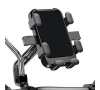 VAEVEN Motorcycle Phone Holder for Harley Davidson Softail Custom 1986-2018, Anti Vibration Moped Mobile Phone Mount Quick Install Motorbike Phone Holder, Bike Phone Holder,B Rearview Mirror Style